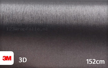 3M 1080 BR201 Brushed Steel wrapfolie