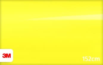 3M 2080 G55 Gloss Lucid Yellow wrapfolie
