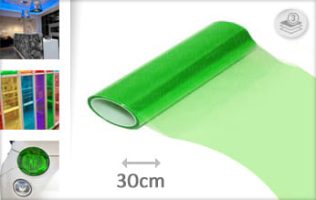 Groen lampen wrapfolie