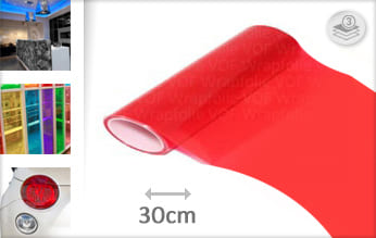 Rood lampen wrapfolie