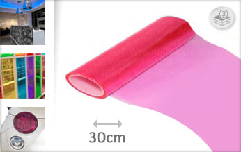 Roze lampen wrapfolie