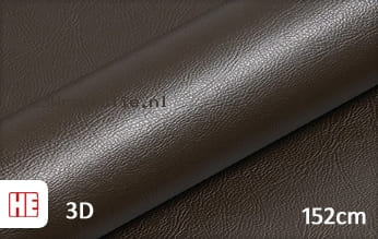 Hexis HX30PGMBRB Grain Leather Brown Gloss wrapfolie